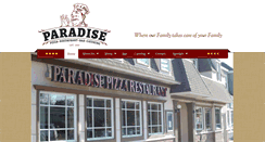 Desktop Screenshot of paradisepizzastratford.com