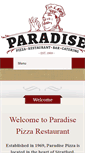 Mobile Screenshot of paradisepizzastratford.com